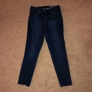high wasted skinny jeans